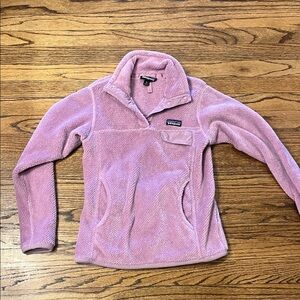 Patagonia Women's Soft Pink Fleece Pullover
